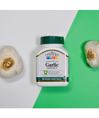 21st Century Garlic (odorless) Tablets 60 Count (21840) (Pack of 4) - Buy Online on GoSupps.com