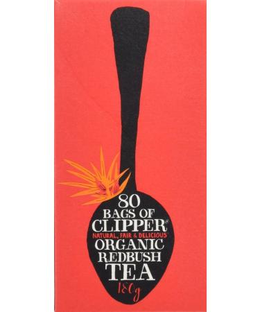 Clipper Organic Redbush Tea 80 Bags 180g - Buy Online on GoSupps.com
