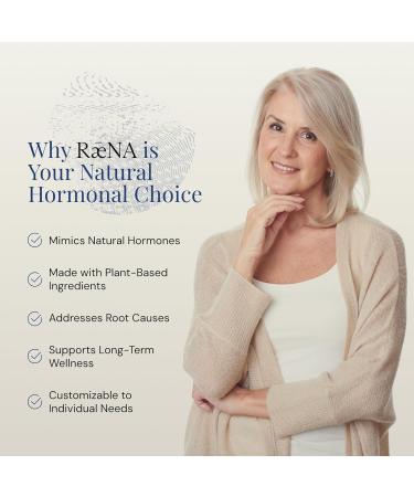 Raena Natural Bioidentical Cream Bi-Est 2.5mg Premium Quality Easy-to-Use Pump Dispenser Smooth & Lightweight Texture No Artificial Additives Carefully Formulated for Daily Use - Buy Online on GoSupps.com