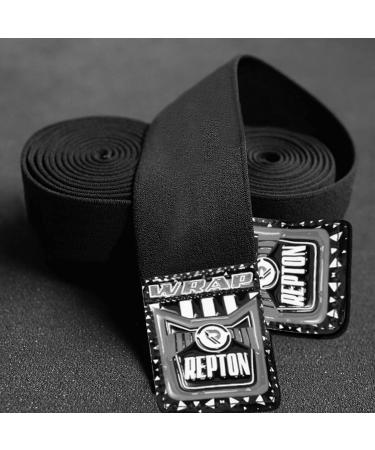 REPTON Elbow Wrap | Elbow Sleeves Support for Weightlifting, Powerlifting & CrossFit | Adjustable Compression Splint for Tendonitis | Reversible Stabilizer in Black - Buy Online on GoSupps.com