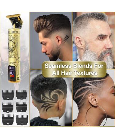 Beard Trimmer Hair Clippers Men Professional T-Blade Beard Trimmer Cordless USB Rechargeable Detailer Trimmer with LCD Screen Grooming Kit 7 in 1 for Barbers and Home Gifts for Men Haircut - Buy Online on GoSupps.com