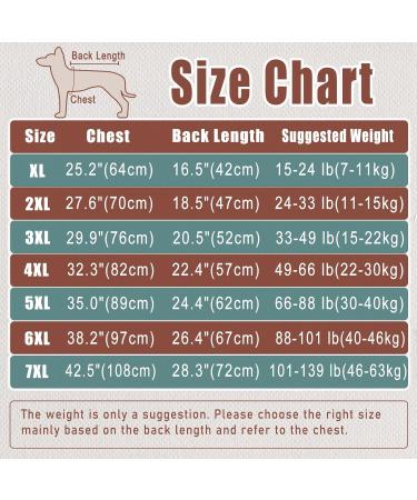 Shop Axcimond Dog Body with Legs - Full Body Leak Protection for Large & Medium Dogs | Post-Surgery Recovery Suit with Zipper | 3XL Coffee - Buy Online on GoSupps.com