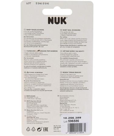 NUK Baby Nail Scissors - Safe & Precise 1pc Blue | Shop Now - Buy Online on GoSupps.com