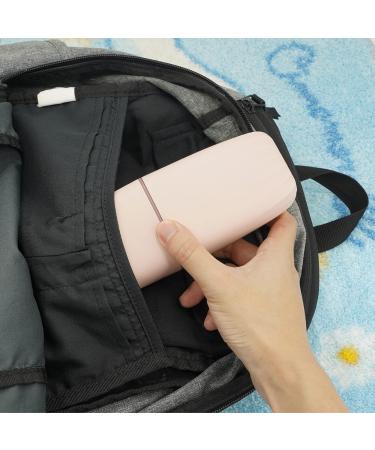 Portable Toothbrush Cup Holder with Cover - Pink, Ideal for Travel, Bathroom, School, Business Trips - Buy Online on GoSupps.com