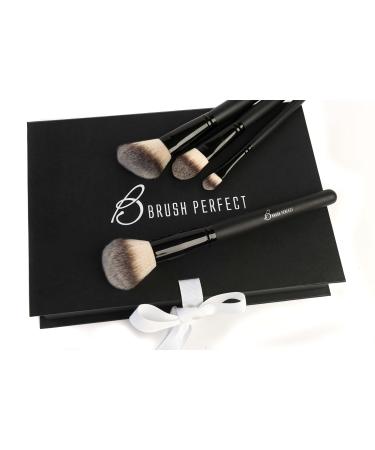 Make Up Brush Gift Set Containing Makeup Brushes Suitable for Cosmetics and Professional Use 4 Piece Makeup Brush Kit