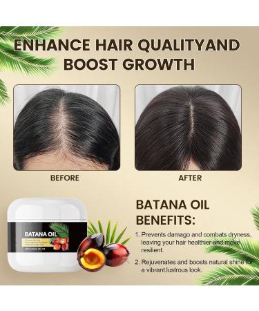 Feirdhoo Batana oil for hair prevents hair loss coldpressed batana oil paste from the Honduran rainforest 100 pure increases hair density hair growth and repair men and women 100 ml - Buy Online on GoSupps.com