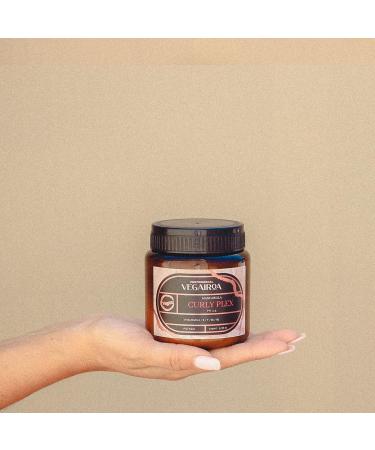VEGAIROA Curly Plex Mask defined curls without frizz Deeply moisturizing For curly or wavy hair paraben free vegan professional hair treatment 300ml - Buy Online on GoSupps.com