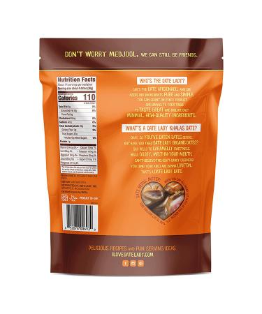 Date Lady Organic Khalas Dates - Vegan, Paleo, Gluten-free & Kosher (1 Bag) - Buy Online on GoSupps.com