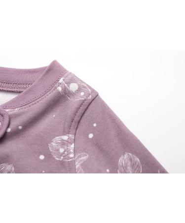 Owlivia Organic Cotton Baby Romper | Zip Up Footless Sleep N Play | Long Sleeve Pyjama (Size Newborn-24 Months) Feather 18-24 Months - Buy Online on GoSupps.com
