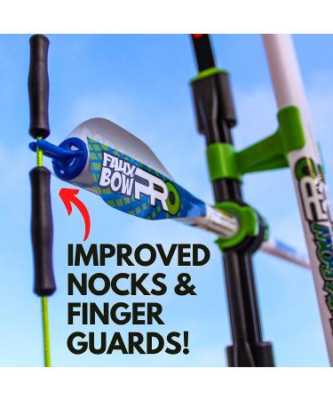 FAUX BOW Pro: Youth-Safe Patented Bow and Arrow Set | Shoots Over 200 Feet | Best Outdoor Toy for Fun Target Practice - Buy Online on GoSupps.com