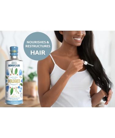 Benvolio 1938 Bio Linseed Oil 500ml - 100% Pure Cold-Pressed - Tasteless Omega-3 Rich - Organic & High-Quality  - Buy Online on GoSupps.com