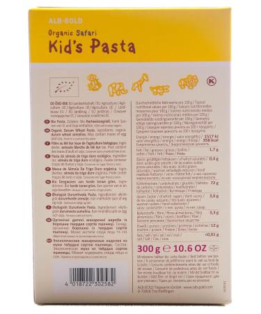 Buy Kids Pasta Safari Bio - Organic 300g | International Shipping Available - Buy Online on GoSupps.com