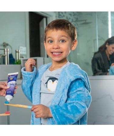 Dr. Bob Natural Xylitol Kids Toothpaste with Fluoride - SLS-Free, Dye-Free, Made in USA - 4oz - Buy Online on GoSupps.com