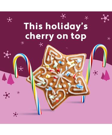 Brach's Holiday Cherry Candy Canes - 12ct Box | Perfect Stocking Stuffer & Festive Holiday Treats - Buy Online on GoSupps.com