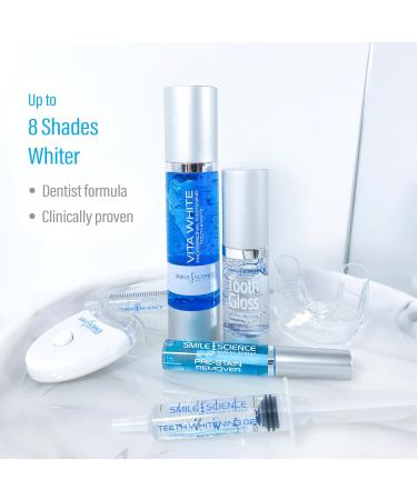 Smile Science Harley Street Professional Teeth Whitening Kit - Up to 8 Shades Whiter - Vegan, Rapid Results - Buy Online on GoSupps.com