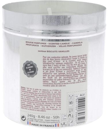 Le P re Pelletier AM04023020728 Candle Tin Aluminium Biscuits Vanilla - Buy Online on GoSupps.com