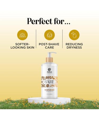 Buy Bare After Shave Lotion for Women | Deep Hydration In-Shower Moisturizer with Shea Butter Jojoba Oil & Aloe Vera - Buy Online on GoSupps.com