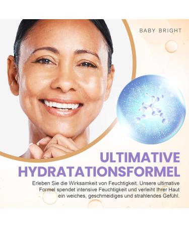 Baby Bright Eye Roller Serum - Hydrating Under Eye Brightener for Wrinkles & Dark Circles | 15ml with 5Hya & Peptide - Buy Online on GoSupps.com
