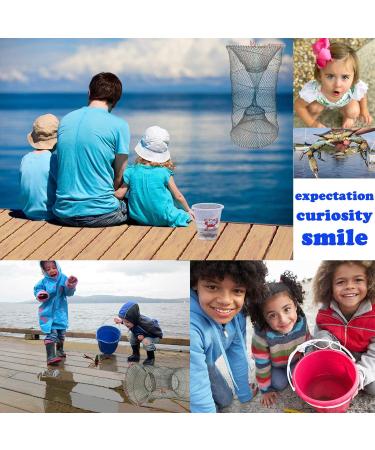 Crab Trap Fishing Net - Portable Foldable Line Trap for Lobster, Shrimp - Bait Case & Accessories Included - Buy Online on GoSupps.com