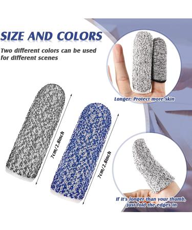 40 Pcs Finger Cots Cut Resistant Protector Anti-Cut Fingertips Finger Sleeve Reusable Finger Covers Thumb Finger Protection Cots for Kitchen Work Sculpture Supplies - Buy Online on GoSupps.com