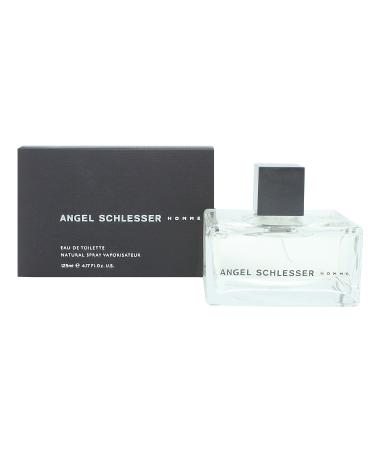 Angel Schlesser Homme by Angel Schlesser for Men 4.17 oz Eau de Toilette Spray Cedar Sandalwood 1 Ounce (Pack of 1)