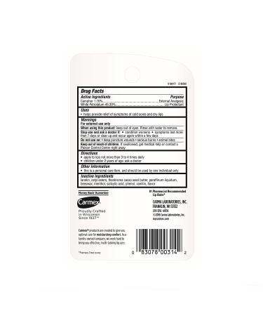 Carmex Classic Medicated Lip Balm 0.35 oz - Pack of 3 | Moisturizing Relief - Buy Online on GoSupps.com