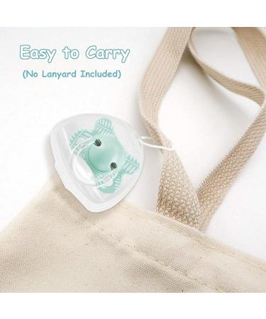 10 Transparent Pacifier Boxes with Cord - Dust-Tight Portable Pacifier Storage Container for Babies - Buy Online on GoSupps.com