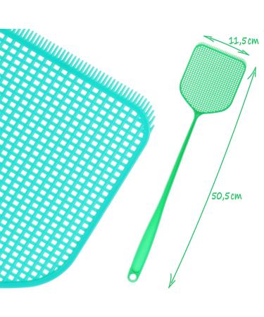 Buy COM-FOUR 8x Fly Clapping - Colorful Plastic Insect Protection 50cm | Light & Flexible Mosquito Protection - 08 Pieces - Buy Online on GoSupps.com