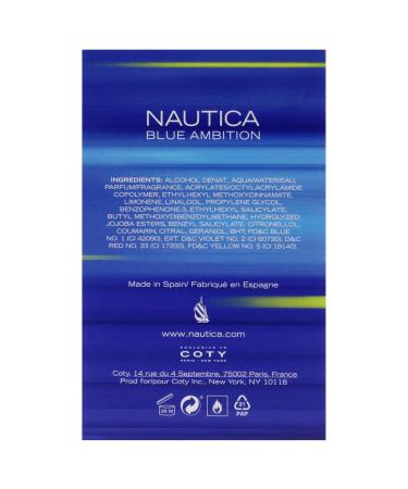 Nautica Blue Ambition by Nautica for Men - 1.6 oz EDT Spray - Buy Online on GoSupps.com