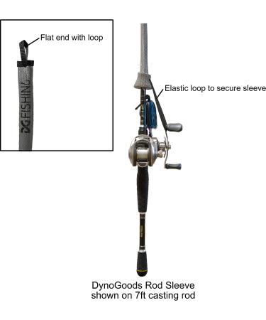 3 Pack 7ft Fishing Rod Sleeve - Casting Rod Protector/Rod Sock/Cover Red - Buy Online on GoSupps.com