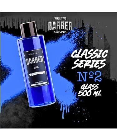 Marmara Barber Cologne - Best Choice of Barbers and Traditional Shaving Fans No:2 Series (500ml x 1 Bottle) - Buy Online on GoSupps.com