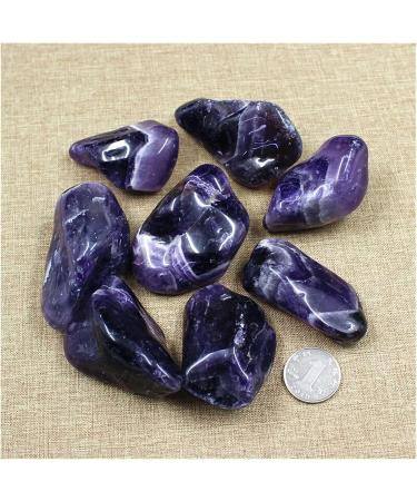 100g Natural Dream Amethyst Stones Quartz Crystal Minerals Tumbled Stone Full of Texture - Buy Online on GoSupps.com