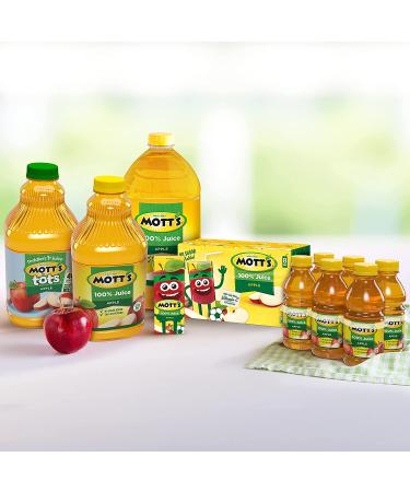 Mott's Original Apple 100% Juice 6.75 Fl Oz (Pack of 8) - Refreshing and Delicious Apple Juice - Buy Online on GoSupps.com