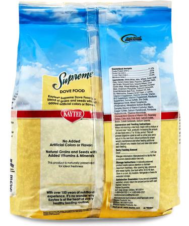 Kaytee Supreme Daily Blend Dove Food - Nourishing & Nutritious for Healthy Doves - Buy Online on GoSupps.com