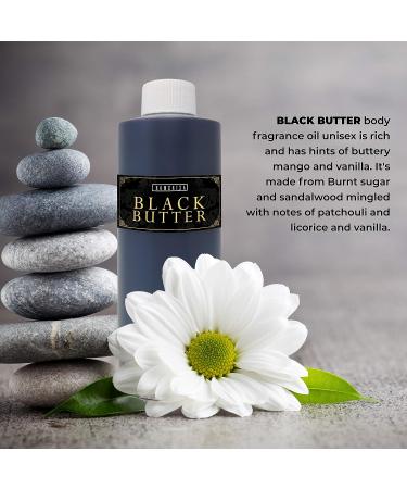 ONISAVINGS Black Butter Body Oil Scented Fragrance - 1oz White Cap Plastic Bottle - Buy Online on GoSupps.com
