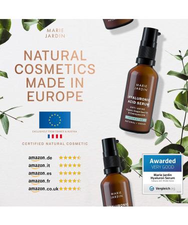  MARIE JARDIN High Dose Hyaluronic Acid Q10 & Vitamin C Serum Vegan 50ml Scientifically Proven Anti-Aging Effect - Organic Natural Cosmetics by Marie Jardin - Buy Online on GoSupps.com