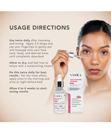 Niacinamide Serum with Zinc PCA & Vitamin E - Hydrating Complexion Revitalization Pore Minimizer & Anti-Aging Formula | Shop Globally - Buy Online on GoSupps.com