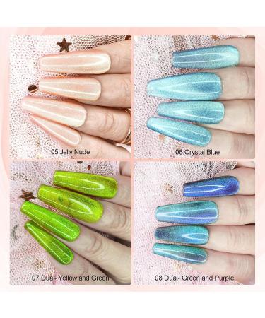 NAILGIL Cat Eye Gel Nail Polish with Magnet Cat Eye Gel Nail Polish UV Gel Nail Polish Galaxy Soaking Holographic Cat Eyes Nail Polish Gel for Nail Art Manicure Salon DIY Jelly Rose - Buy Online on GoSupps.com
