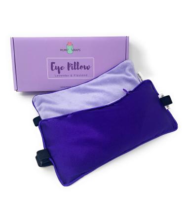 Mumu Wraps Weighted Eye Mask for Sleeping - Lavender Eye Pillow for Yoga Meditation Relaxation Headache Migraine Sinus Pain Relief