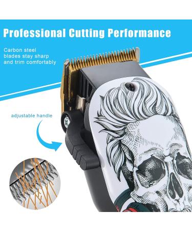 Professional Cordless Hair Clipper & Trimmer Set - T-Blade Rechargeable 13 Combs - Ideal for Men & Fathers - Buy Online on GoSupps.com