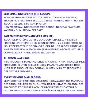 All Natural Premium Plant Protein | Vanilla | Protein Nutrition Simplified | (30 Servings 907 Grams) | 22g Protein* per serving | Low Carbs | Low Calorie | No added Sugar | Gluten Free | Dairy Free | Non-GMO | No Preservatives and No Artificial Colours |  - Buy Online on GoSupps.com