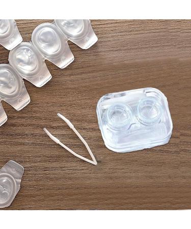 Quaeetyu Portable Contact Lens Container | Travel Set & Organizer Case | Transparent Storage with Tweezers | Ideal Gift for Women | Blue - Buy Online on GoSupps.com
