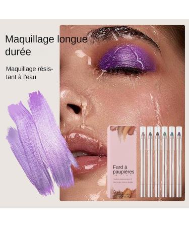  JINGLING JINGLING Glitter Eyeshadow Stick Eyeshadow Stick Set Long-Lasting Shimmering Cream Eyeshadow Pen - Waterproof Pearlescent Eyeshadow Sticks Set of 6 - Buy Online on GoSupps.com