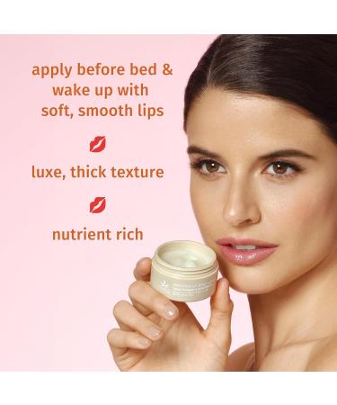 Hempz Hydrating Lip Sleeping Mask - Whipped Vanilla (.95 Oz.) | Overnight Hydrating Lip Balm for Dry Lips Lip Repair Chapped Lip Treatment & Nourishment for Women Vanilla 0.70 Ounce - Buy Online on GoSupps.com