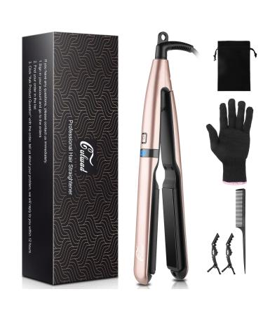 Culwad smooth iron hair smooth with 25 mm plate ceramic smooth temperature 160 -230 digital display dual voltage automatic switch-off rose gold - Buy Online on GoSupps.com