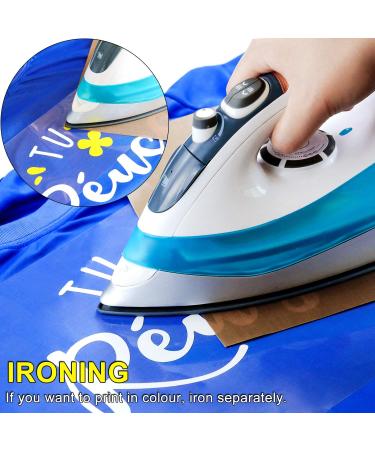 CAREGY HTV Vinyl Bundle: 45 Pack 12x10 Heat Transfer Vinyl Sheets - Assorted Colors for DIY T-Shirts - Includes Teflon Iron On Vinyl - 45Colors - Buy Online on GoSupps.com
