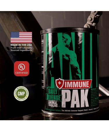 Animal Immune Pak - Zinc, Vitamin C, Vitamin D, Olive Leaf Extract & More - 30 Count Immune Pill Packs - Buy Online on GoSupps.com