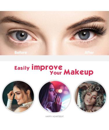 5D Fluffy Faux Mink Eyelashes - Natural Look Soft & Reusable 7 Pairs - Happy Heartbeat Collection - Buy Online on GoSupps.com