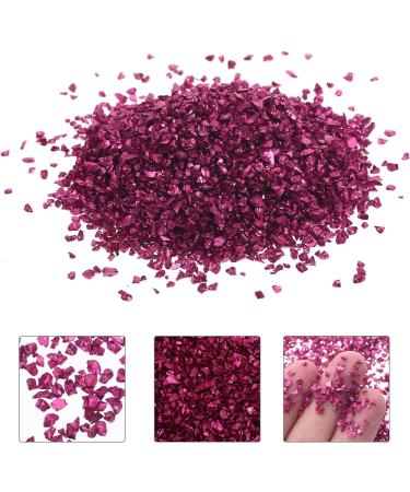 FRCOLOR 1 Glass Chip Nail Filler Crushed Glass for Crafts Ornament Crafts Crushed Irregular Glass Irregular Glass Epoxy Fillers Rhinestone for Nails Diy Epoxy Fillers Bulk Nail Stone 3d 0.5X0.3cm Rosy - Buy Online on GoSupps.com