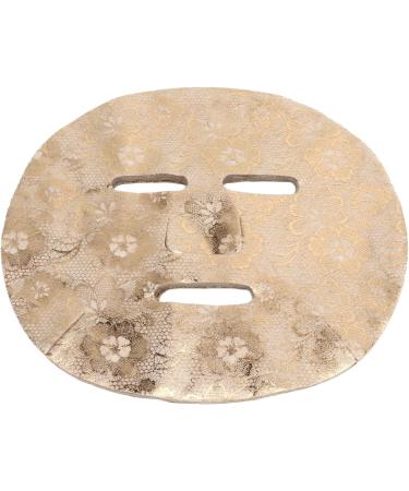 50 Pre-cut Facial Mask Sheets Moisture Retention Skin Care Flower Gold Tencel Material Compressed for DIY Beauty - Buy Online on GoSupps.com